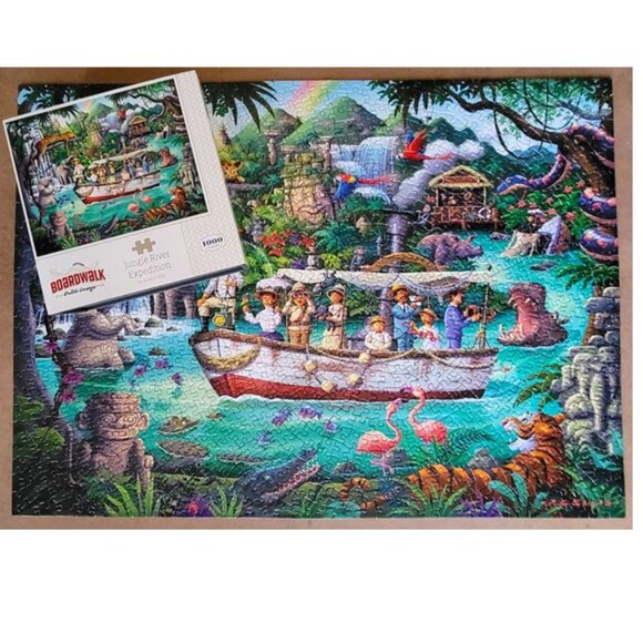 Boardwalk JUNGLE RIVER EXPEDITION Puzzle 1000 pieces - Picture 6 of 9